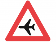 A96, advarselstavle 70 cm, Lavtg�ende fly
