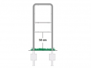 Lav galge 60x50 + 25x50 cm