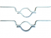 Beslag til � 50 cm tavle. D2+D2 (2 stk)
