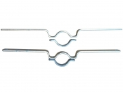 Beslag til � 70 cm tavle. D3+D3 (2 stk)