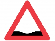 A38, advarselstavle 70 cm, Lunke