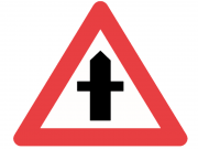 A11, advarselstavle 70 cm, Farligt vejkryds