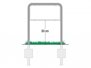Lav galge 25x50 cm
