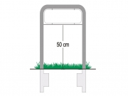 Lav galge 16x40 cm
