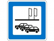M119 M-tavle 50x50 cm. 1-sidet servicetavle