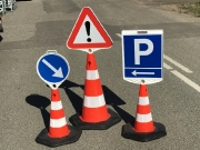 Skilt til Trafikkegle. SMART, flere typer