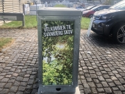 Fotoskilte til skraldespand