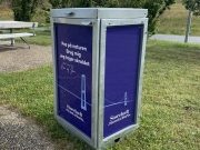 Affaldsstativ, udend�rs incl. fotoskilte