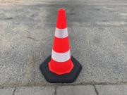 Trafikkegle 50 cm. SMART. Hvide reflekser