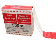 Afsp�rringsb�nd / mineb�nd, 500 m,  r�d-hvid