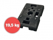 Fod til vejarbejde 19,5 kg. Passer ogs� til danp�le