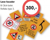 Click-tavle, l�s facade 120x90 cm