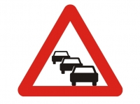 A20 vejskilt 90 cm. K� advarselstavle