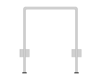 Gangstigalge fast 1,25 m