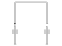 Gangstigalge oplukkelig 1,25 m