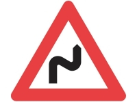 A42.1, 70 cm. Flere sving, f�rste til h�jre