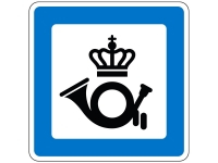 M17 M-tavle 50x50 cm. 2-sidet servicetavle