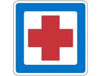 M21 M-tavle 50x50 cm. 2-sidet servicetavle