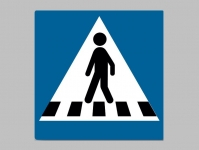 1 stk. PREMARK Fodg�nger 100x100 cm