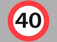 1 stk. PREMARK � 100 C55 "40 km"