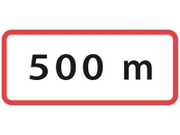 U1.1, undertavle 25x50 cm. 500 m