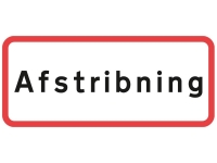 UA39.5, undertavle 25x50 cm. Afstribning