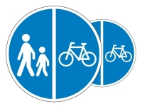 D26, 50 cm. Delt sti, dobbeltsidet