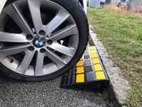 Kantstensrampe, flytbar.