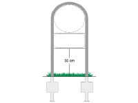 Lav galge �50 + 25x50 cm