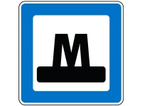 M13.2 M-tavle 50x50 cm. 1-sidet servicetavle